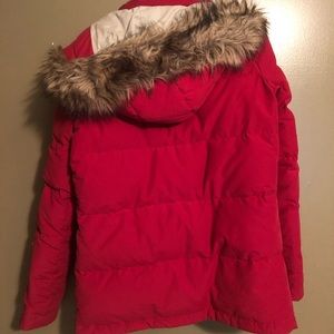 Red H&M Winter Coat